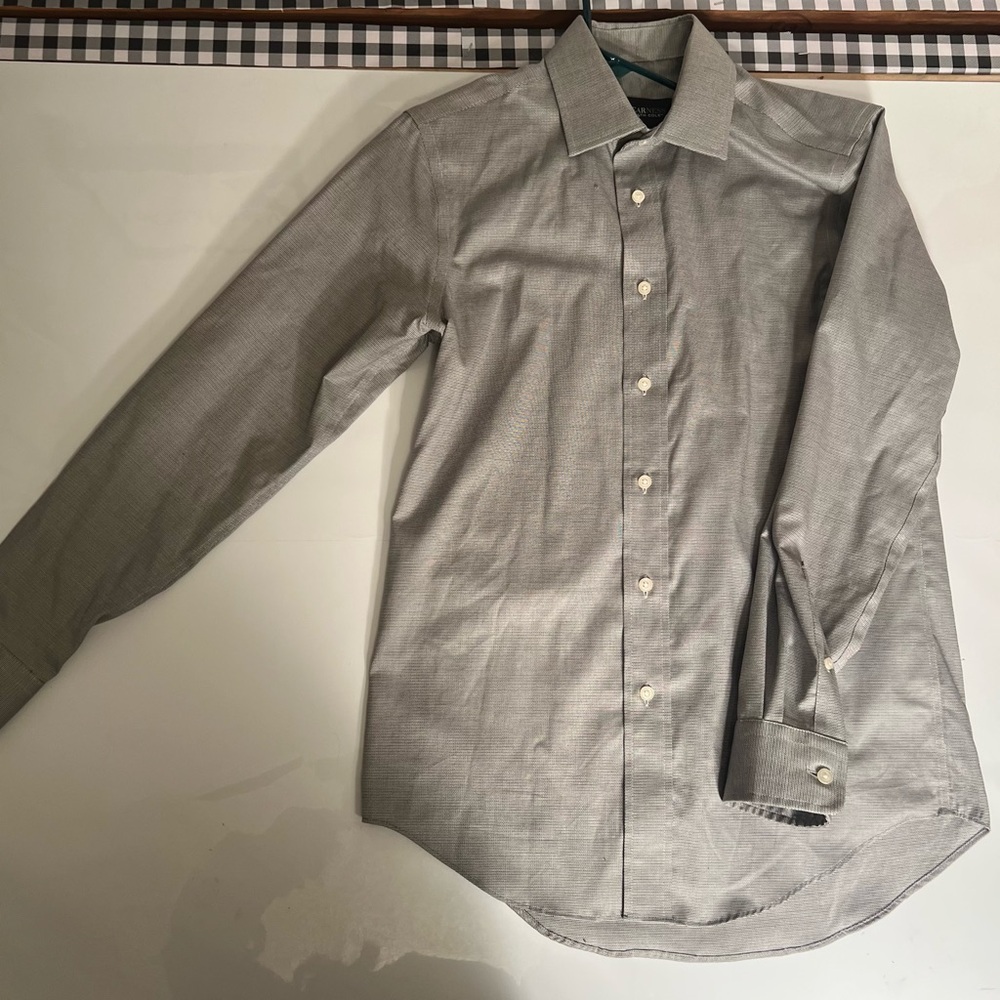 Awearness by Kenneth Cole Custom Cotton Button-Down Men’s Shirt 15 1/2-33